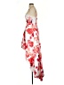Windsor 100% Polyester Floral Red Cocktail Dress Size 3 - photo 5