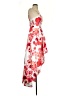 Windsor 100% Polyester Floral Red Cocktail Dress Size 3 - photo 4