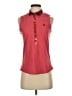 FORAY GOLF Red Sleeveless Button-Down Shirt Size XS - photo 1
