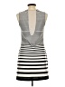 Moon Stripes Gray White Casual Dress Size 11 - photo 2