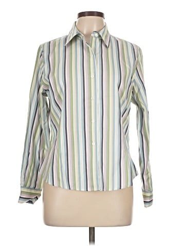 Foxcroft Long Sleeve Button-Down Shirt (view 1)