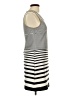 Moon Stripes Gray White Casual Dress Size 11 - photo 4