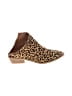 Antelope Animal Print Brown Tan Ankle Boots Size EU 41 - photo 1