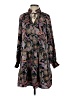 Impressions 100% Polyester Paisley Black Casual Dress Size S - photo 1