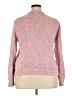 J.Crew Factory Store 100% Cotton Tweed Pink Pullover Sweater Size XXL - photo 2