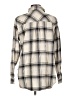 Gap 100% Cotton Plaid Ivory Long Sleeve Button-Down Shirt Size L - photo 2