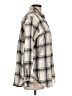 Gap 100% Cotton Plaid Ivory Long Sleeve Button-Down Shirt Size L - photo 4