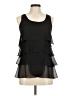 Charming Charlie 100% Polyester Black Sleeveless Blouse Size M - photo 1