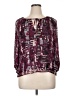 Veronica M. 100% Polyester Purple 3/4 Sleeve Blouse Size XL - photo 1