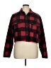 True Craft 100% Polyester Plaid Red Cardigan Size XL - photo 1
