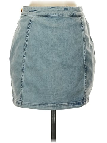 Free People Denim Skirt (view 2)