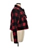 True Craft 100% Polyester Plaid Red Cardigan Size XL - photo 4
