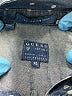 Guess 100% Lyocell Polka Dots Blue Long Sleeve Button-Down Shirt Size XS - photo 7