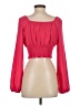 Shein Pink 3/4 Sleeve Blouse Size 4 - photo 2