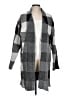 Listicle Checkered-gingham Gray Cardigan Size L - photo 1