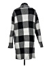 Listicle Checkered-gingham Gray Cardigan Size L - photo 2