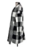 Listicle Checkered-gingham Gray Cardigan Size L - photo 5