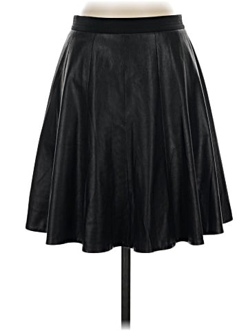 Rebecca Taylor Faux Leather Skirt (view 1)