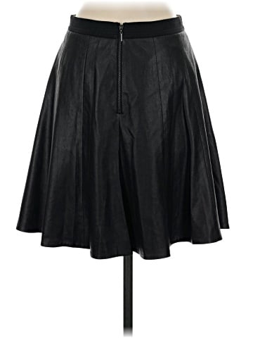 Rebecca Taylor Faux Leather Skirt (view 2)