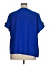 Shein Curve 100% Polyester Blue Short Sleeve Blouse Size 14 Plus (1) - photo 2
