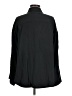 Zara Solid Black Long Sleeve Button-Down Shirt Size M - photo 2