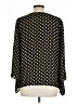 Coco Bianco Polka Dots Yellow 3/4 Sleeve Blouse Size L - photo 2