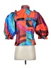 Alden 100% Polyester Blue 3/4 Sleeve Blouse Size S - photo 2