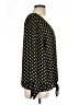 Coco Bianco Polka Dots Yellow 3/4 Sleeve Blouse Size L - photo 4