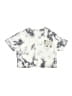 Zara Tie-dye Silver Short Sleeve T-Shirt Size 8 - photo 1