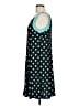 Perceptions Polka Dots Teal Casual Dress Size L (petite) - photo 5