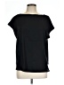 Ann Taylor 100% Polyester Black Short Sleeve Top Size L - photo 1