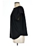 Ann Taylor 100% Polyester Black Short Sleeve Top Size L - photo 5