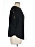 Ann Taylor 100% Polyester Black Short Sleeve Top Size L - photo 4