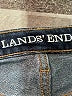 Lands' End Chevron-herringbone Blue Jeans Size 16 - photo 7