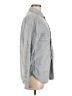 Gap 100% Cotton Checkered-gingham Blue Long Sleeve Button-Down Shirt Size M - photo 4