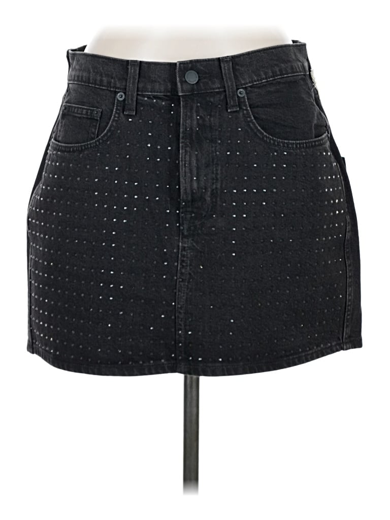 Universal Thread Denim Skirt In Black