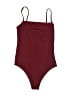 Wearever Burgundy Bodysuit Size S - photo 1