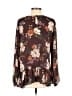 Maurices 100% Polyester Brown Long Sleeve Blouse Size 20 (estimated) - photo 2