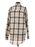 La Miel Plaid Gray Long Sleeve Button-Down Shirt Size S - photo 2