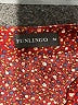 Funlingo Burgundy 3/4 Sleeve Blouse Size M - photo 4