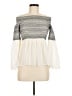 Ecru 100% Rayon Ivory Long Sleeve Blouse Size S - photo 1