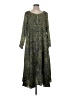 Assorted Brands 100% Polyester Paisley Green Casual Dress Size S - photo 1