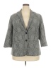 Lauren by Ralph Lauren Houndstooth Gray Blazer Size 18 - photo 1