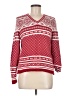 St. John's Bay Paisley Red Pullover Sweater Size M - photo 1