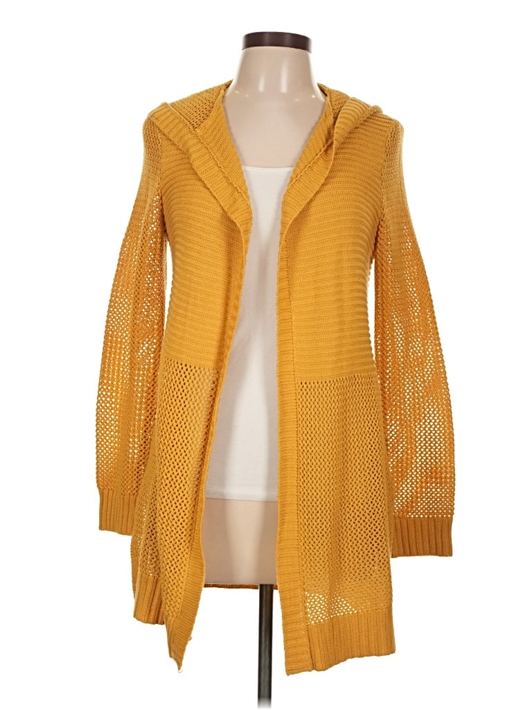 Pre-owned Unbranded Cardigan Sweater In Yellow