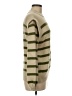 LouKeith Stripes Tan Turtleneck Sweater Size M - photo 4