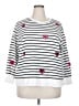 Jane and Delancey Hearts White Sweatshirt Size 2X - photo 1