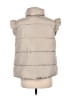 Crown & Ivy 100% Polyester Gray Tan Vest Size M - photo 2