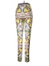 Assorted Brands 100% Polyester Print Yellow Active Pants Size L - photo 2