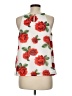 Dna Couture 100% Polyester White Sleeveless Blouse Size M - photo 2